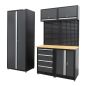 Preview: Werkstatt Schranksystem Serie 450 8-teilig grau Preview: Werkstatt Schranksystem Serie 450 8-teilig grau