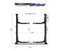 Preview: 2 Säulen Hebebühne Weber Klassik Serie QSD-4200A