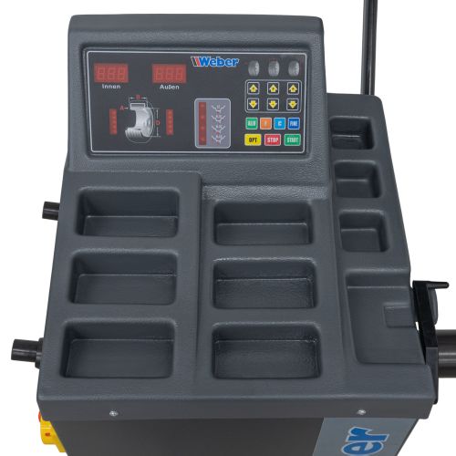 PKW Reifenmontiermaschine 1021 und Radwuchtmaschine "ECO" inkl. Werkstattkompressor 230 V / 10 bar / 50 l Tank