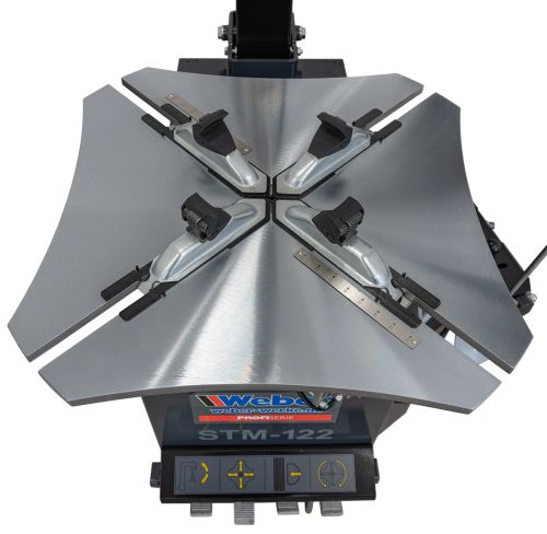 PKW Reifenmontiermaschine STM-122 und Radwuchtmaschine Präzision-XL 3D inkl. Hilfsmontagearm rechts