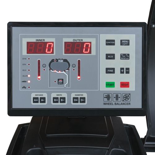 PKW Reifenmontiermaschine STM-122 und Radwuchtmaschine Präzision-XL 3D inkl. Hilfsmontagearm rechts