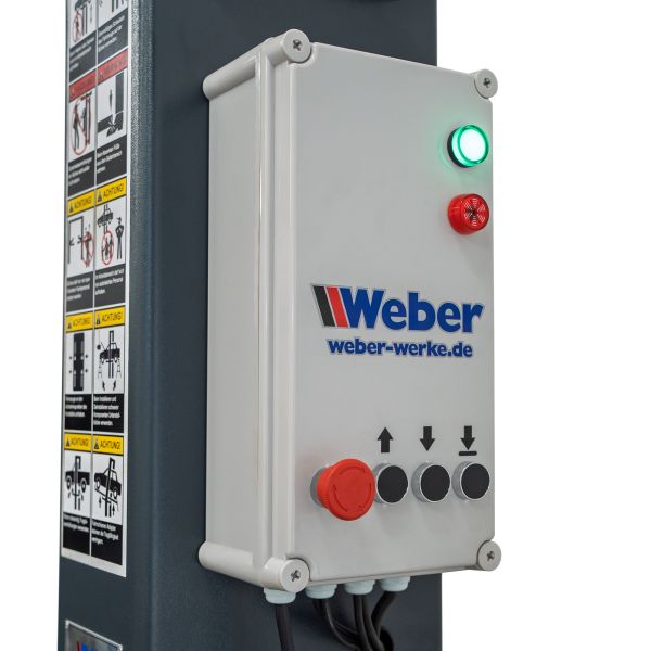 2 Säulen Hebebühne Weber Profi Serie 4.2G mit Grundrahmen