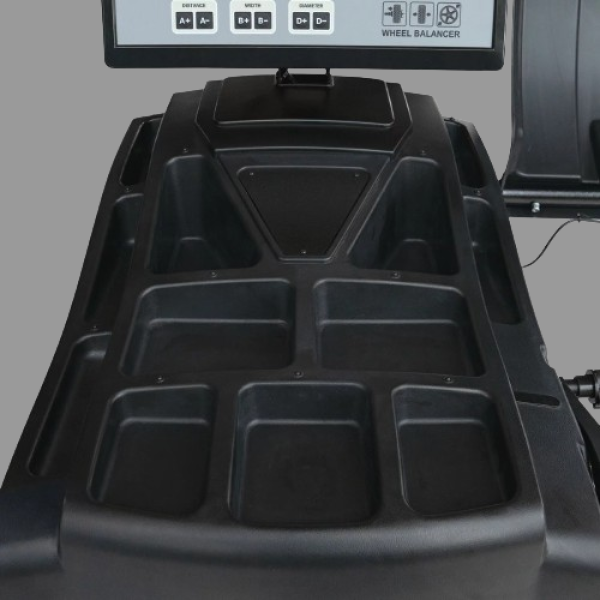 PKW Reifenmontiermaschine 1228 Monster und Radwuchtmaschine Präzision-XL 3D
