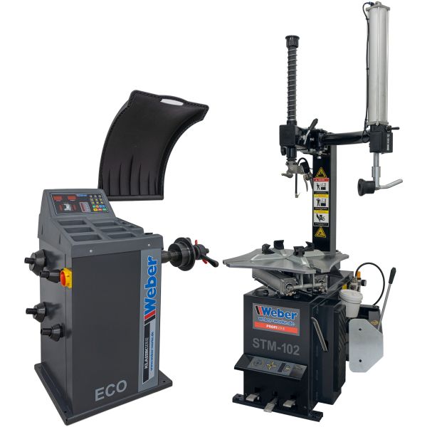 PKW Reifenmontiermaschine STM-102 und Radwuchtmaschine "ECO" inkl. Hilfsmontagearm Rechts PKW Reifenmontiermaschine STM-102 und Radwuchtmaschine "ECO" inkl. Hilfsmontagearm Rechts