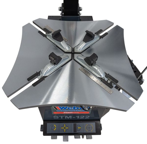 PKW Reifenmontiermaschine STM-122 und Radwuchtmaschine Präzision-XL 3D inkl. Hilfsmontagearm rechts