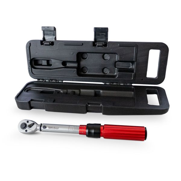 Weber Ratschen-Drehmomentschlüssel 1/4" 1-10 NM Weber Ratschen-Drehmomentschlüssel 1/4" 1-10 NM
