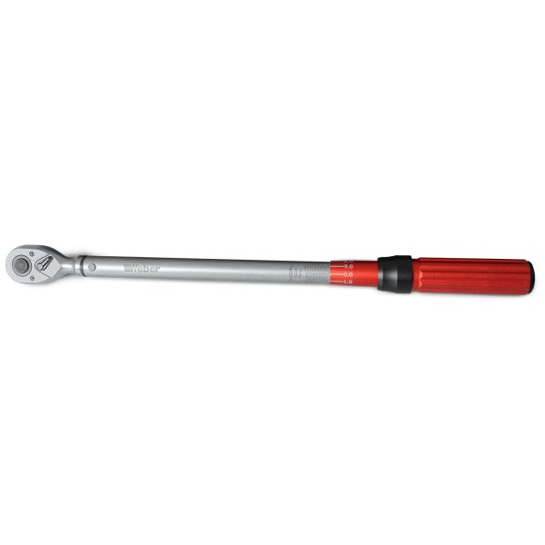 Weber Ratschen-Drehmomentschlüssel 1/2" 40-220 NM Weber Ratschen-Drehmomentschlüssel 1/2" 40-220 NM
