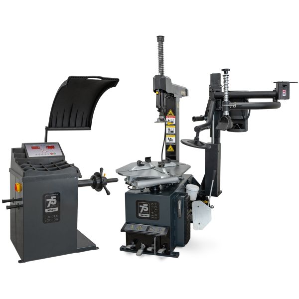 PKW Reifenmontiermaschine Weber STM-75 und Radwuchtmaschine STW-75 inkl. Hilfsmontagearm rechts PKW Reifenmontiermaschine Weber STM-75 und Radwuchtmaschine STW-75 inkl. Hilfsmontagearm rechts