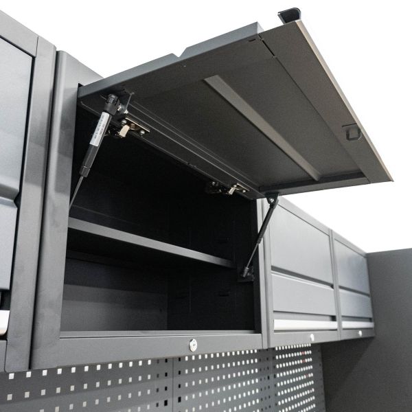 Professionelles Werkstatt Schranksystem Serie 610 16-teilig grau Professionelles Werkstatt Schranksystem Serie 610 16-teilig grau