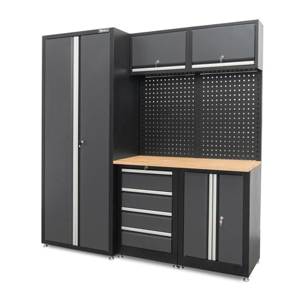 Werkstatt Schranksystem Serie 450 8-teilig grau Werkstatt Schranksystem Serie 450 8-teilig grau