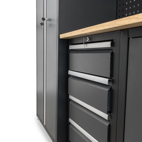 Werkstatt Schranksystem Serie 450 8-teilig grau Werkstatt Schranksystem Serie 450 8-teilig grau