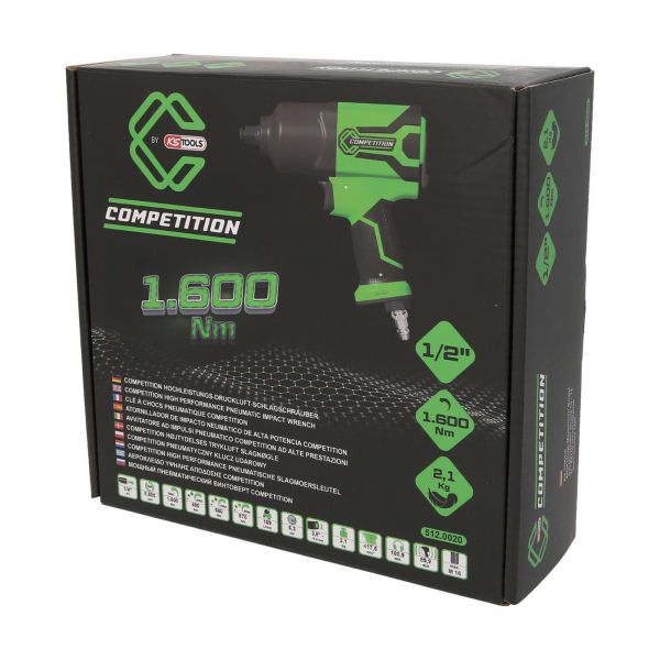 Hochleistungs-Druckluft-Schlagschrauber KS-Tools 1/2" 1600 Nm Competition