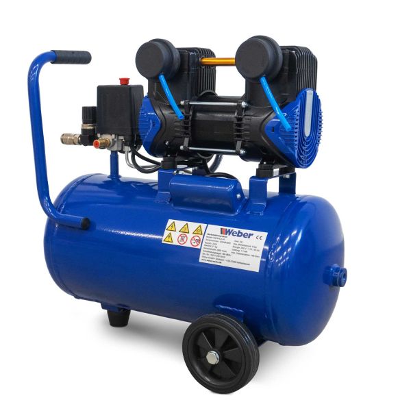 Flüster Kompressor 230 V / 8 bar / 24 l Tank