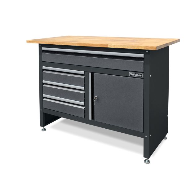 Werkbank mit 120 x 60 cm Holzarbeitsplatte Werkbank mit 120 x 60 cm Holzarbeitsplatte