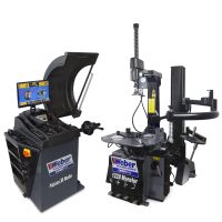 PKW Reifenmontiermaschine 1228 Monster und Radwuchtmaschine Präzision-3D-Monitor