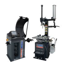 PKW Reifenmontiermaschine STM-102 und Radwuchtmaschine STW-202 inkl. Hilfsmontagearm Rechts